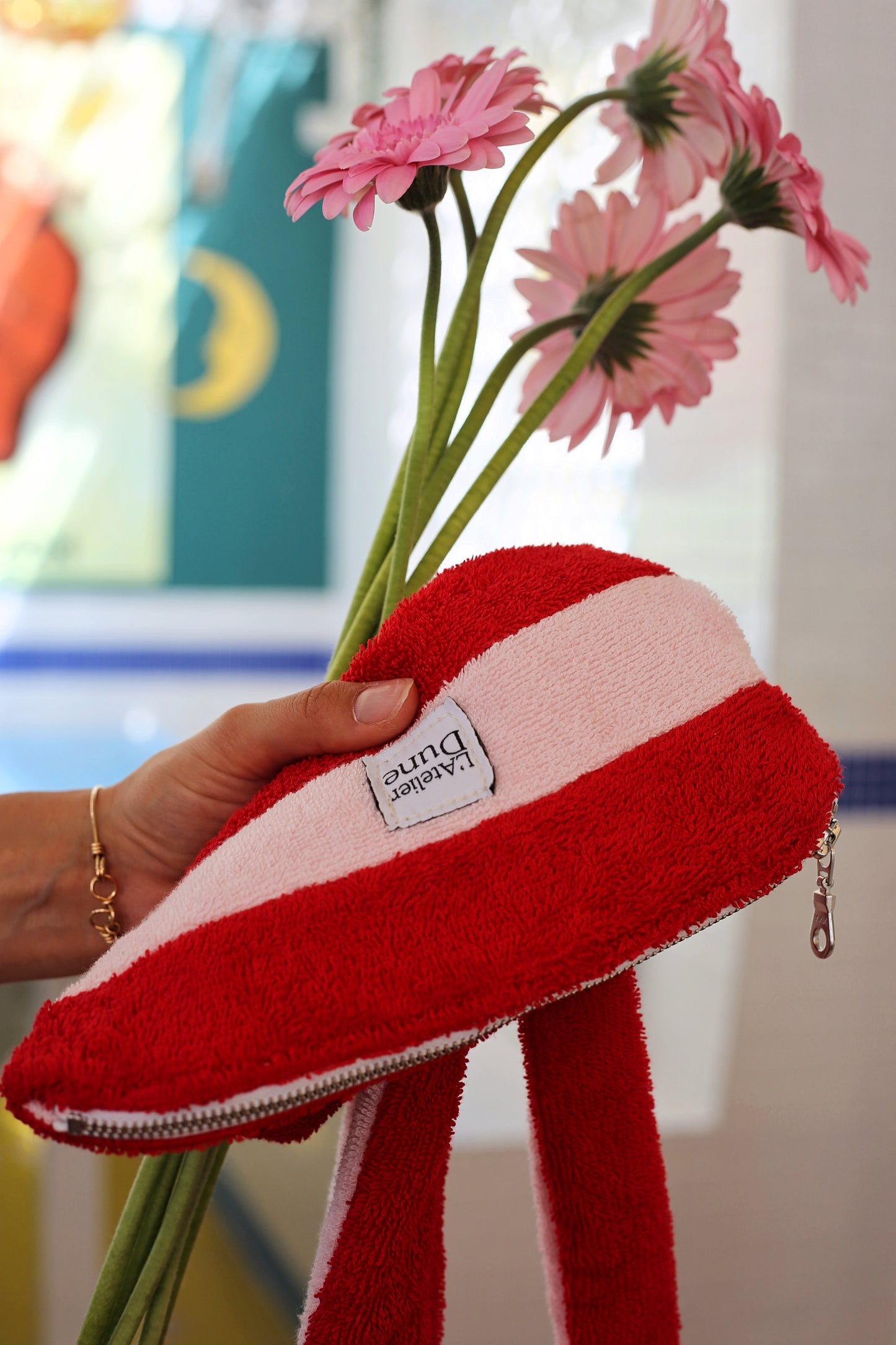 Pochette SPONGE Rose & Rouge