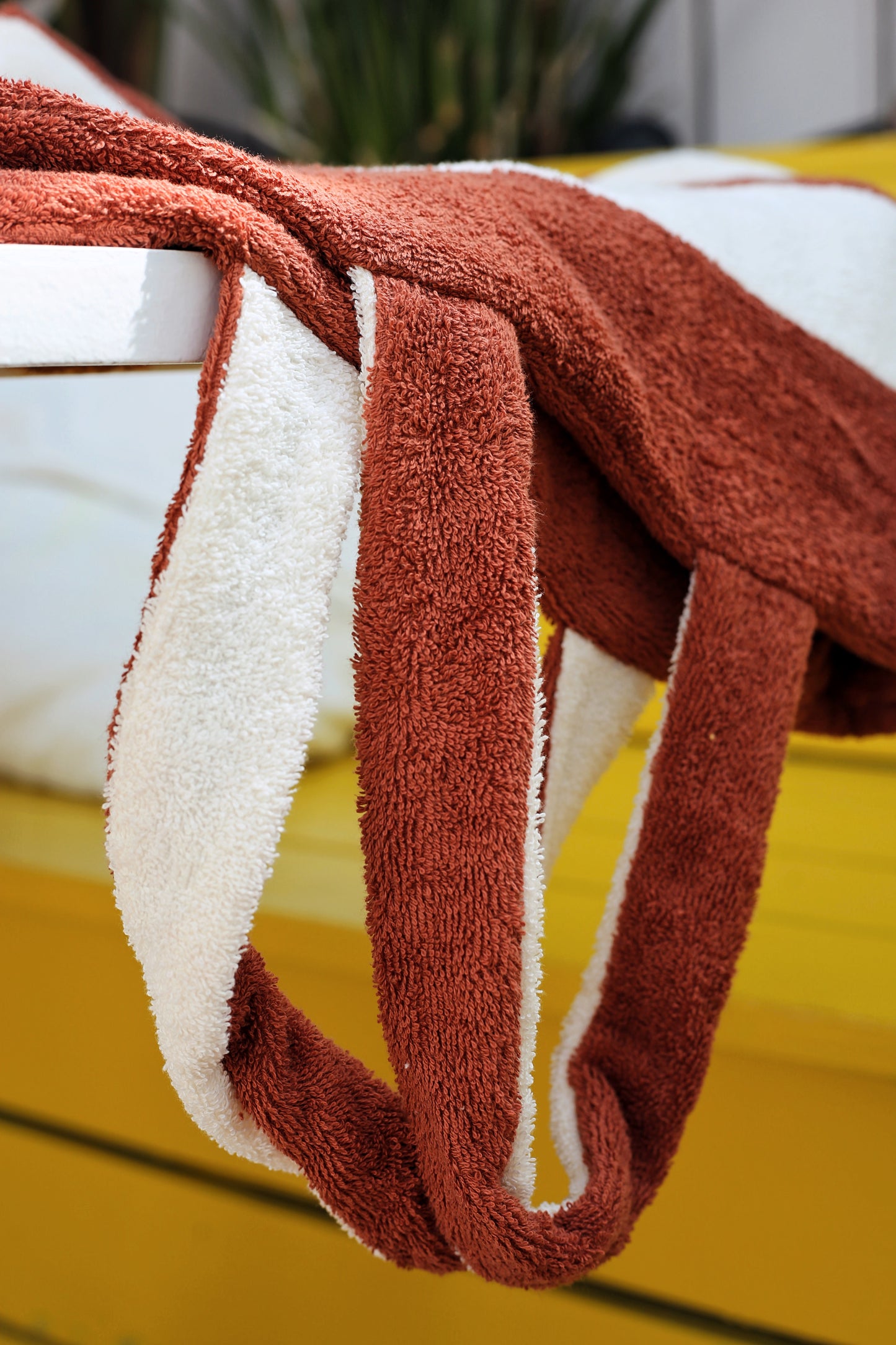 Cabas SPONGE - Terracotta & Blanc